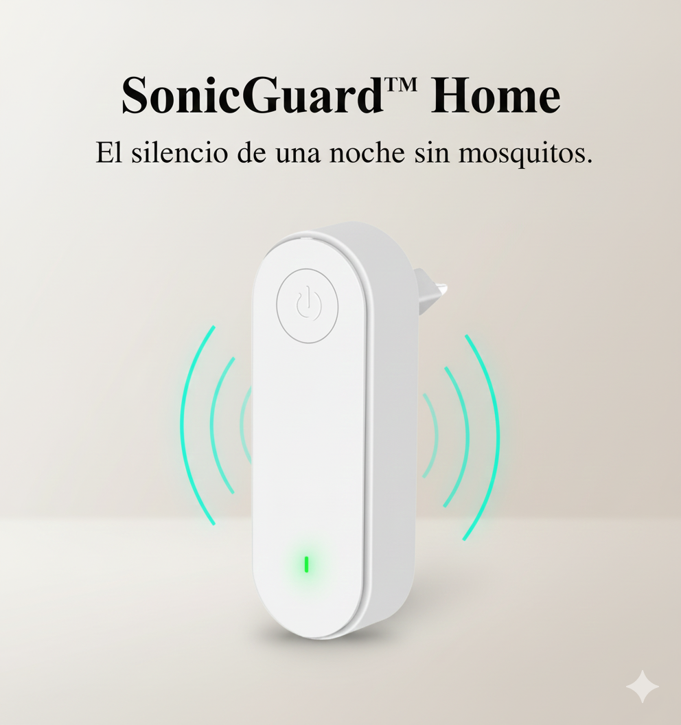 SilentGuard™ + “Vive sin mosquitos, vive en paz.”