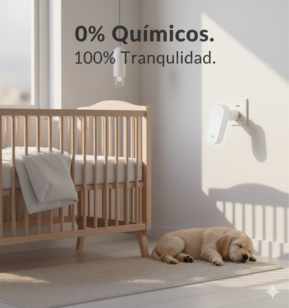 SilentGuard™ + “Vive sin mosquitos, vive en paz.”